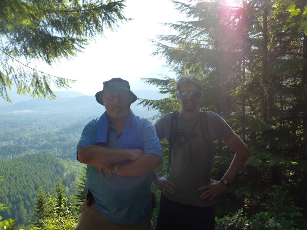 Rick and Derek on the summit of Cedar Butte