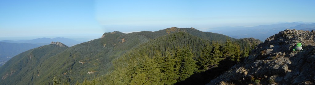 Panorama from Teneriffe summit