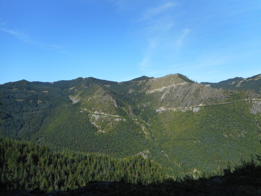 Looking west from Truck Summit trail