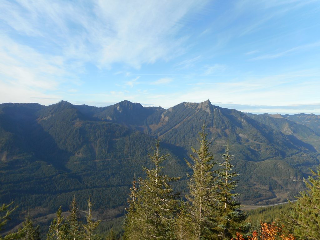 McClellan Butte and other mountains south