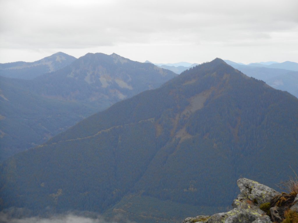 Mailbox Peak from Teneriffe summit