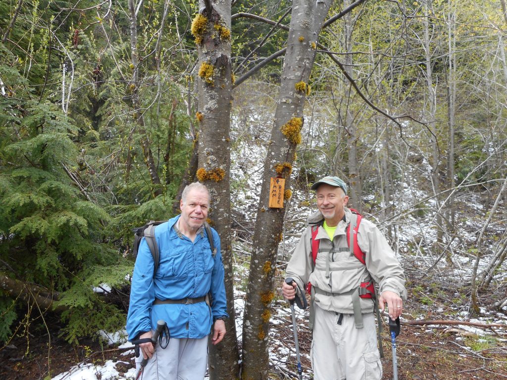Ken and Carl at J's Landing side trail