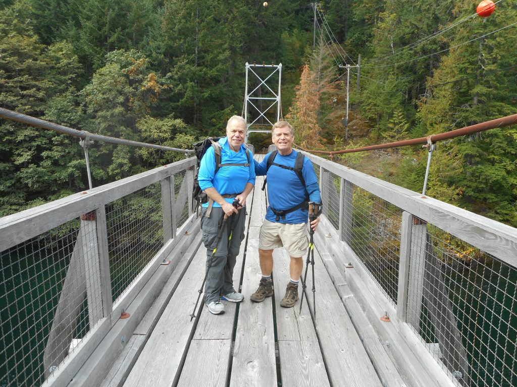 Ken and Mike on the Bridge